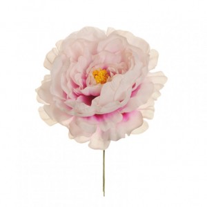 PEONY HEAD H14,5 cm PE0,95-white beau *