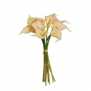 CALLA MAZZO X9 H35 cm CA -ivory/pink*