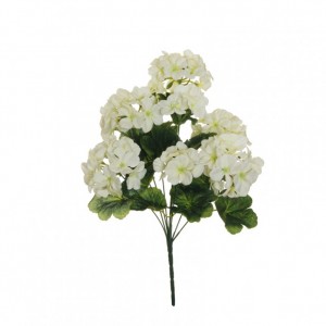 GERANIO BUSH X9 H47,5cm GE - white *