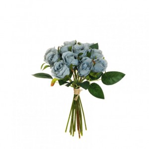 ROSA BUSH x12 D4 H26 RO-dusty blue *