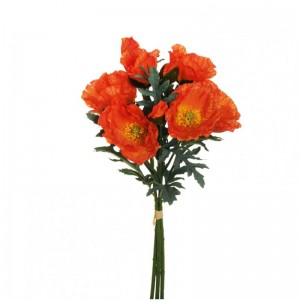 POPPY BUNCH X3 H56cm PA - orange *