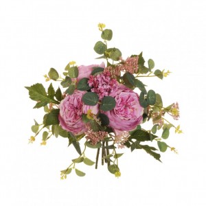 ROSA/EUCALIPTO MAZZO X8 H33 BU-dk pink*