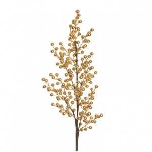 BACCHE ILEX ramo X17 H94 - gold *