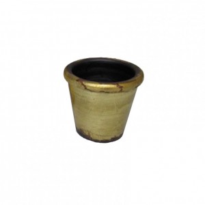 CASPO CER ANT. C/BOR FOG. ORO 14CM