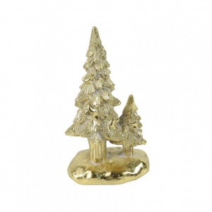 COPPIA ALBERO DIGBY 4,8X7,5XH14,5cm-gold