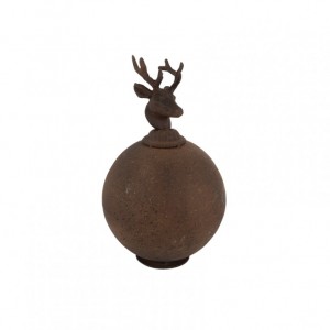 CERVO metallo 20X20 H34,5 - rusty