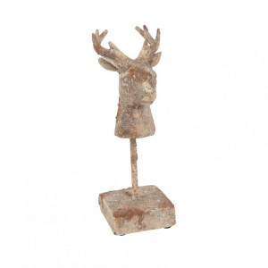 TESTA CERVO ceram.14X10,5 H29 - grey