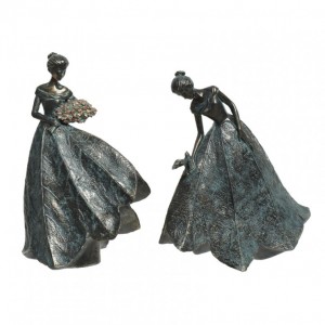 DONNA RESINA 21,5X13,5XH30 cm 2 ass.