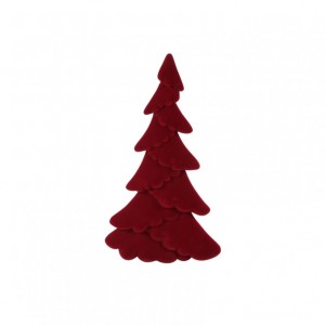 ALBERO NATALE floccato 29X29 H46 - red