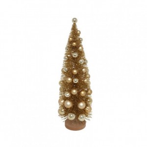 ALBERO GASCON C/SFERE H52cm - gold