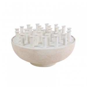 VASO HENDRIKA METALLO D46,5 H25,5 -whit