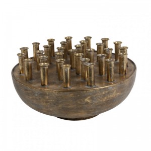 VASO HENDRIKA METALLO 46,5XH25,5 - gold