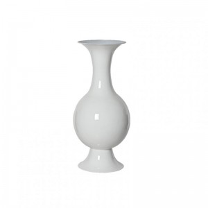 VASO MET. SMALTATO D25 H56cm - white