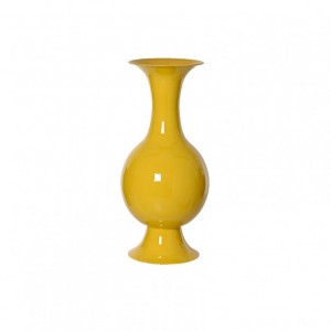 VASO MET. SMALTATO D25 H56cm - yellow