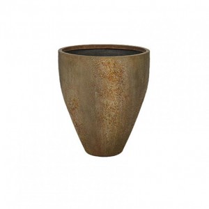 VASO CEMENTO D48 H55,5 -ant. brown