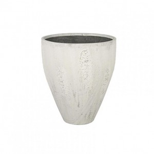 VASO CEMENTO D60 H69,5 -ant.white