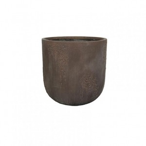 VASO CEMENTO D33 H31 -ant. brown