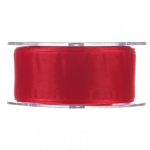 N/ORGANZA 40MM 20MT - red