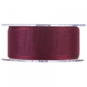 N/ORGANZA 40MM 20MT -bordeaux