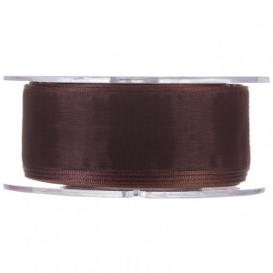 N/ORGANZA 40MM 20MT - dark brown