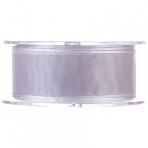 N/ORGANZA 40MM 20MT - silver