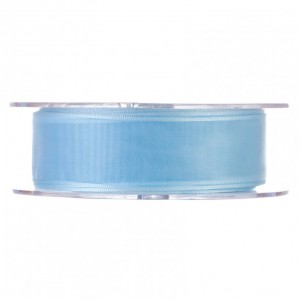 N/ORGANZA 25MM 20MT - sky blue