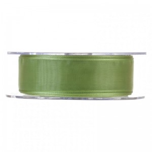 N/ORGANZA 25MM 20MT - apple green