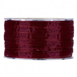 N/ORGANZA 16MM 50MT - bordeaux