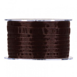 N/ORGANZA 16MM 50MT -dark brown