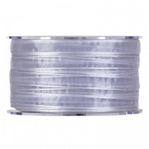 N/ORGANZA 16MM 50MT - silver