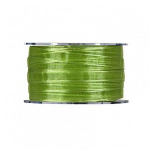 N/ORGANZA 10MM 100MT - verde mela