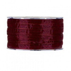 N/ORGANZA 10MM 100MT -bordeaux