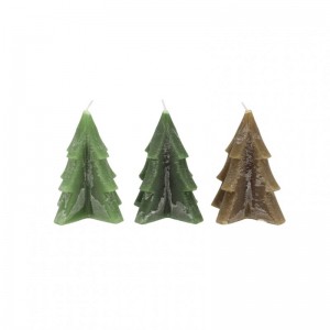 CANDELA ALBERO CERA D9 H12 - 3ASS.