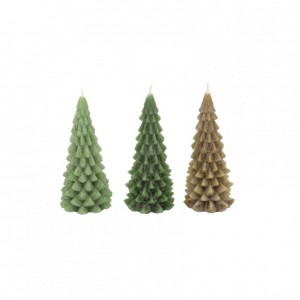 CANDELA ALBERO CERA D8 H16 - 3ASS.