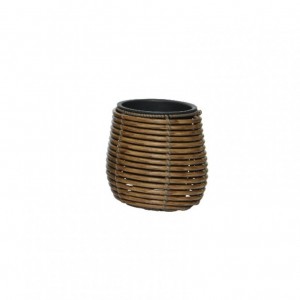 CESTO POLYRATTAN JOLIE D17 H17 cm -brown