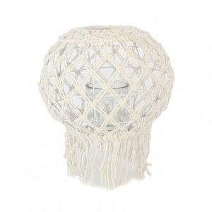 PORTACANDELA MACRAME D29 H36 cm