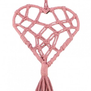 CUORE MACRAME DA APP.130XH40 - pink