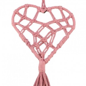 CUORE MACRAME DA APP.110XH30 - pink