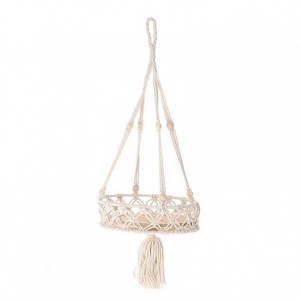 VASSOIO MACRAME DA APP.D25 H60 - white