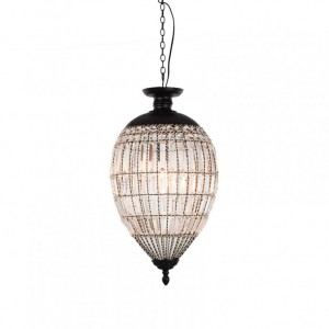 LAMPADARIO CRIST.goccia Kg5,4 D37 H67