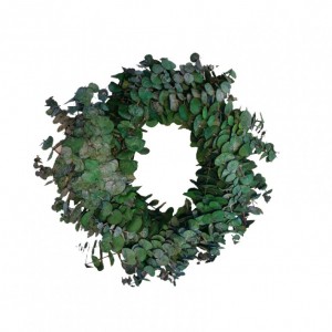 CORONA EUCALYPTUS BABY D35cm - green