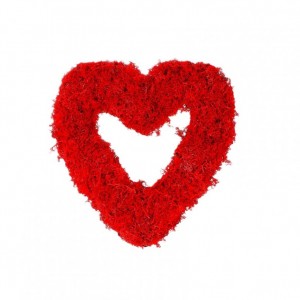 CUORE MUSCHIO 30X30cm - red