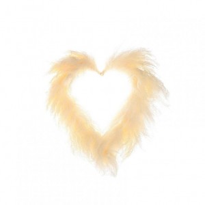 CUORE PAMPAS D60cm - bleached