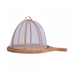 tagliere acacia C/coprivivande D26X18cm