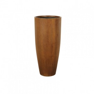 VASO CEMENTO D36 H80 - burnt orange