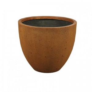 VASO CEMENTO D42 H36 - burnt orange