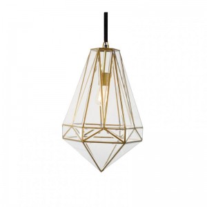 LAMPADARIO VET. smussato D30 H60 brass a