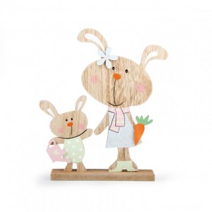 COPPIA CONIGLI 16X20CM -sc50%