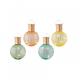 LUCE BULBO SOLARE D8 H11cm - 4 col.