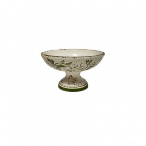 COPPA TERRAC SMALTATA D18 H11CM - verde